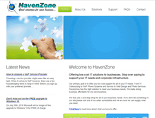 Tablet Screenshot of havenzone.com